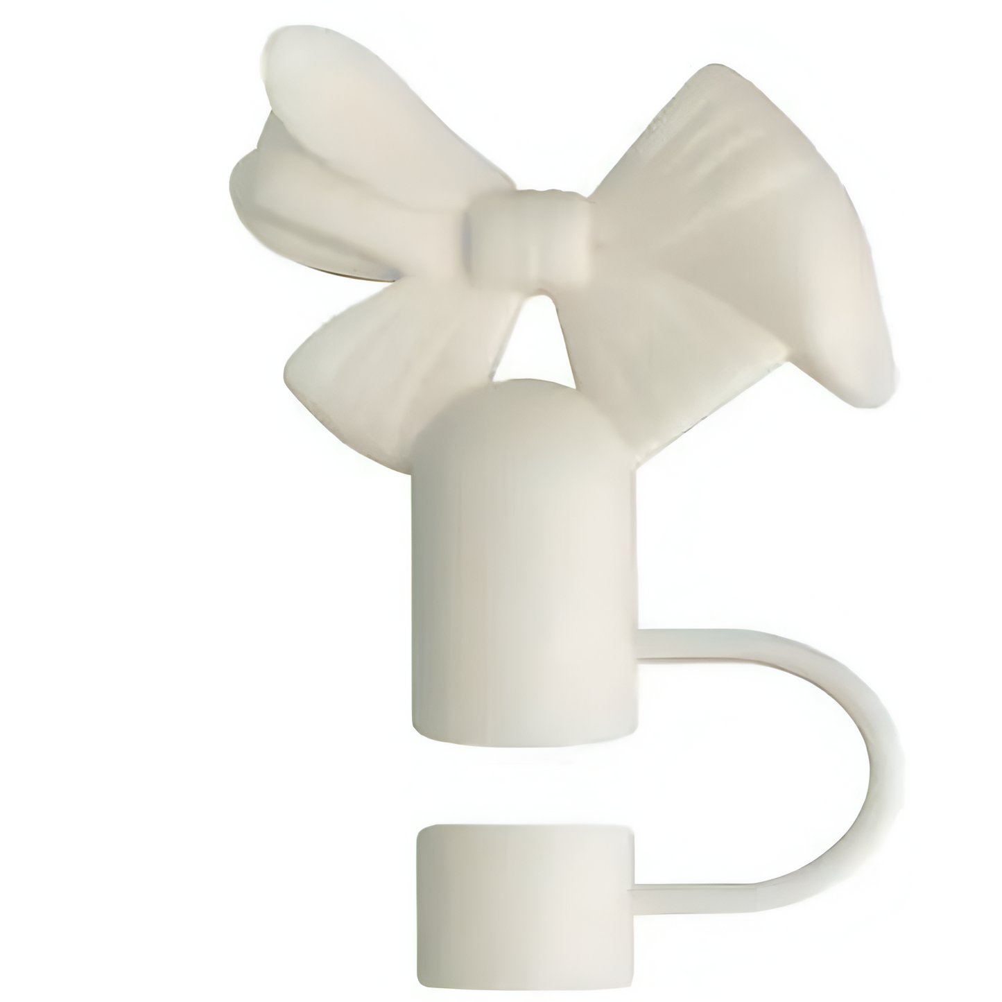 1Pc Cute Bow Silicone Straw Cap