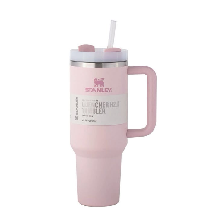 40 Oz Stanley Quencher H2.0 Tumbler with Handle and Straw