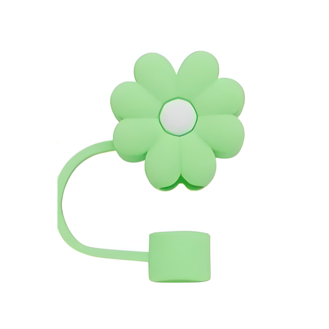 1 Pc Flower Straw Covers Toppers