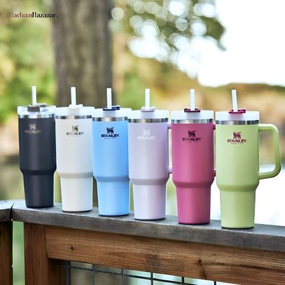 40 Oz Stanley Quencher H2.0 Tumbler with Handle and Straw